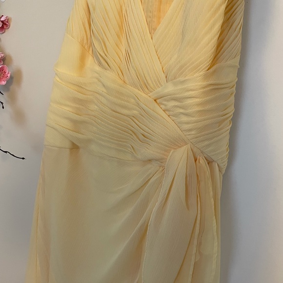 David’s Bridal Yellow size 14 Bridesmaid Dress - Picture 7 of 10